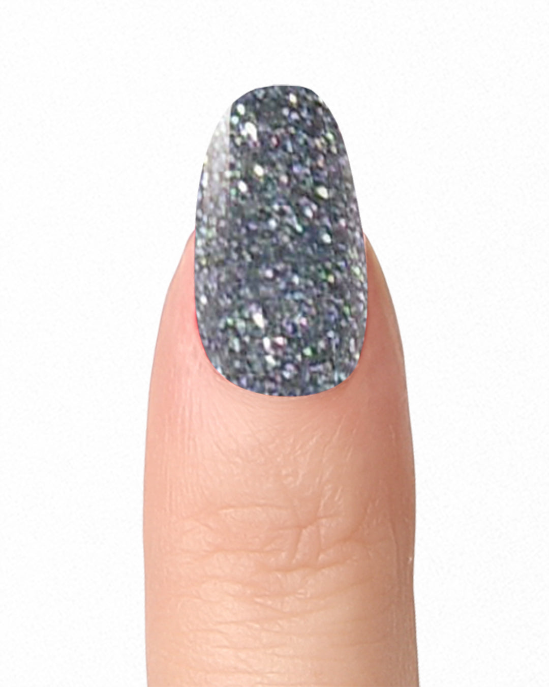 Slate Grey Glitter - Nail Polish Wraps