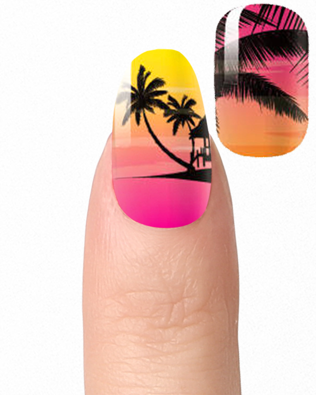 Sunset Island - Nail Polish Wraps