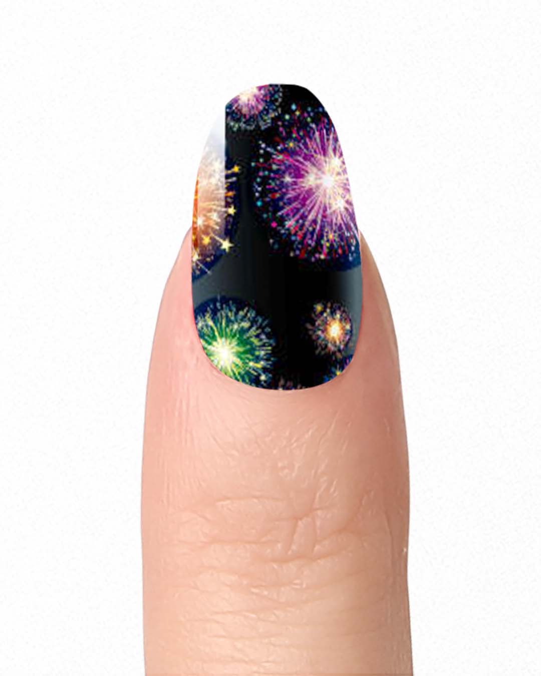 Sparkle Fireworks - Nail Polish Wraps