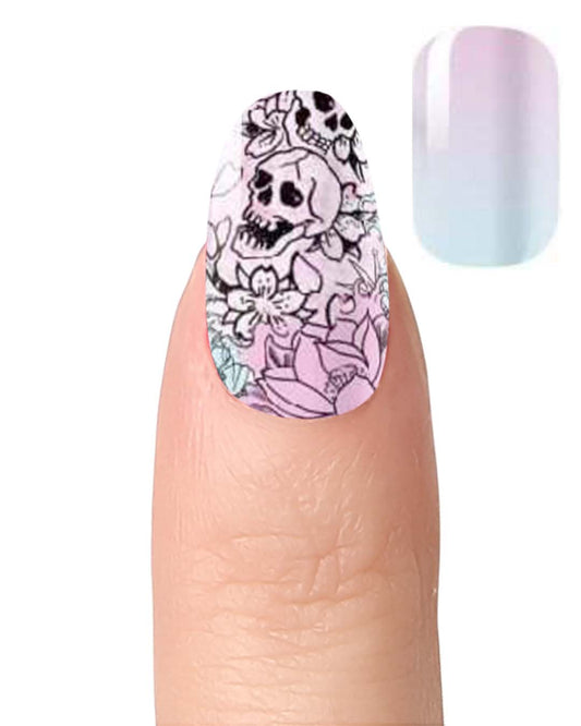 Glamour Skulls - Nail Polish Wraps