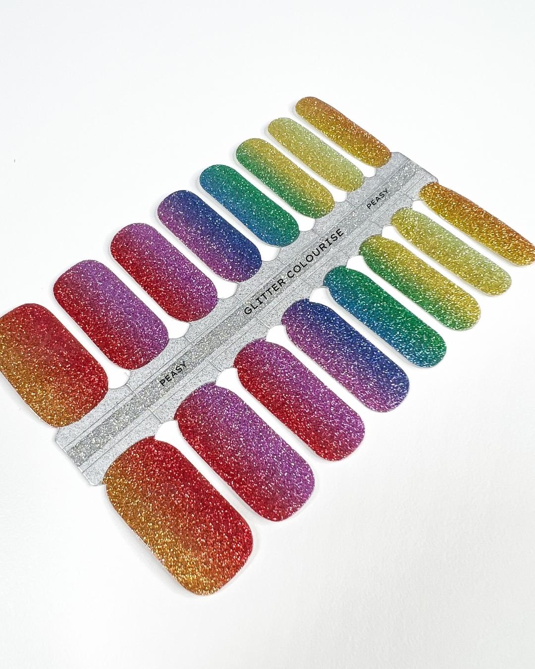 Glitter Colourise - Nail Polish Wraps